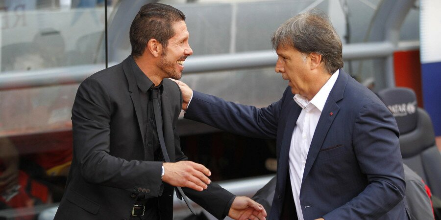 Tata Martino et Diego Simeone