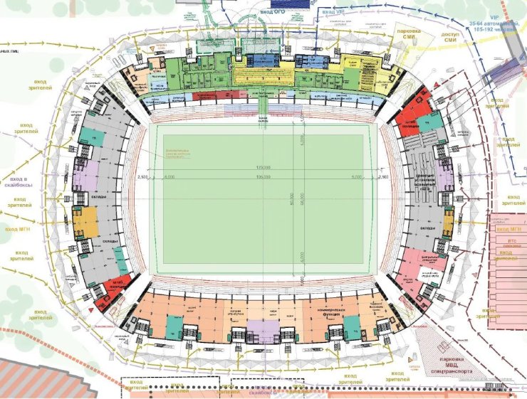 Des rendus de la reconstruction du stade Lokomotiv sont apparus sur Internet