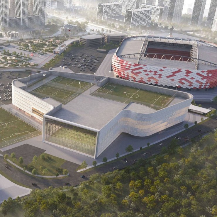 O Palácio Esportivo Spartak-Moscou será construído próximo à Lukoil Arena.