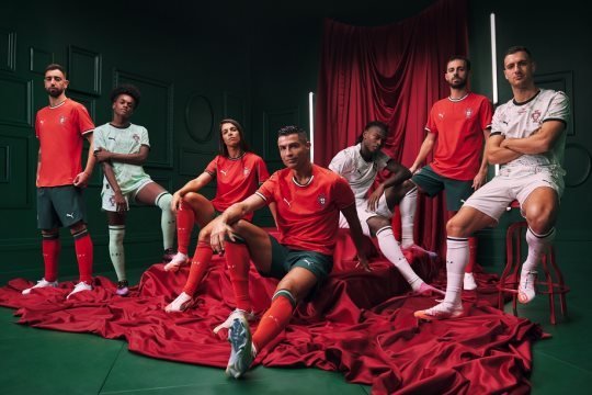 Portugal presenta su nueva camiseta