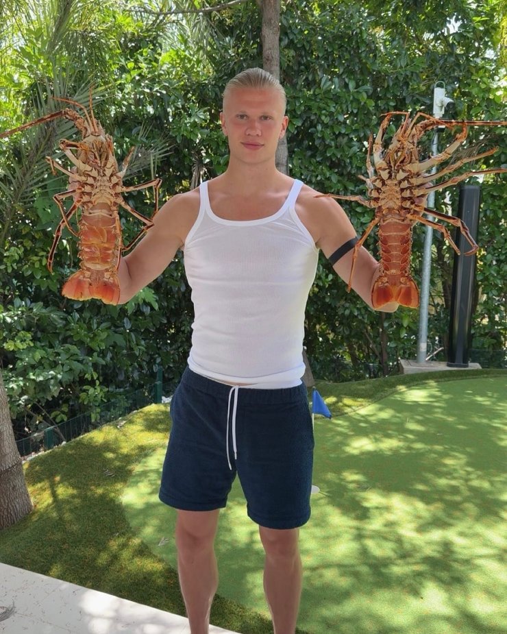 Fabregas congratulated his wife on her 50th birthday, Holand found some lobsters. How the players spent this week