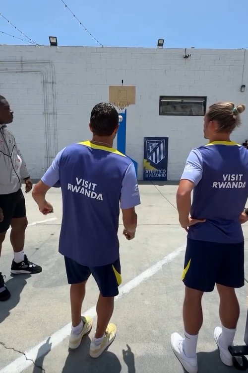 Griezmann et Coca ont participé au défi organisé par l'entraîneur de la NBA