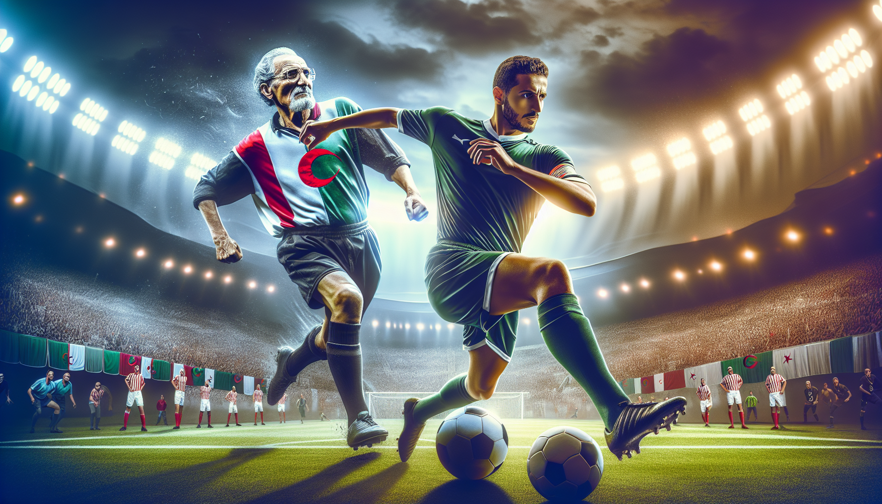 découvrez l'affrontement emblématique entre riyad mahrez et rabah madjer, deux icônes du football algérien. analysez leur impact, leurs succès et leur héritage dans le paysage sportif algérien et choisissez qui, selon vous, mérite le titre de meilleur joueur.