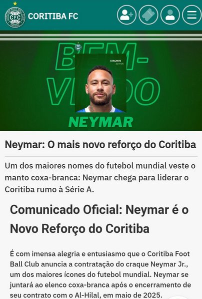 Des pirates ont piraté le site Internet d’un club brésilien et « enregistré » le transfert de Neymar
