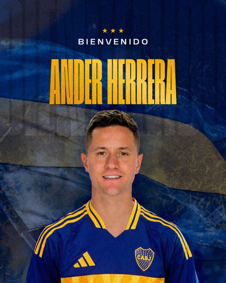 L'ancien milieu de terrain de Manchester United Herrera a rejoint Boca Juniors