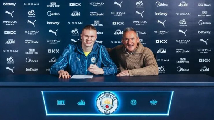 Manchester City a annoncé une prolongation de contrat de 9,5 ans avec Haaland