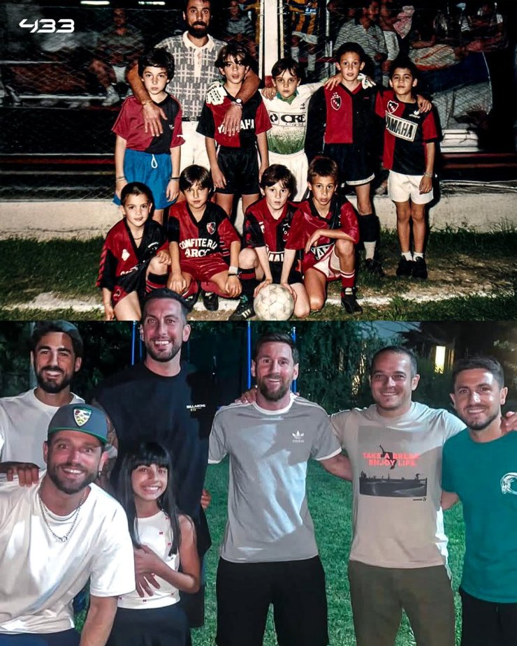 Messi rencontre les joueurs avec lesquels il a joué il y a 30 ans