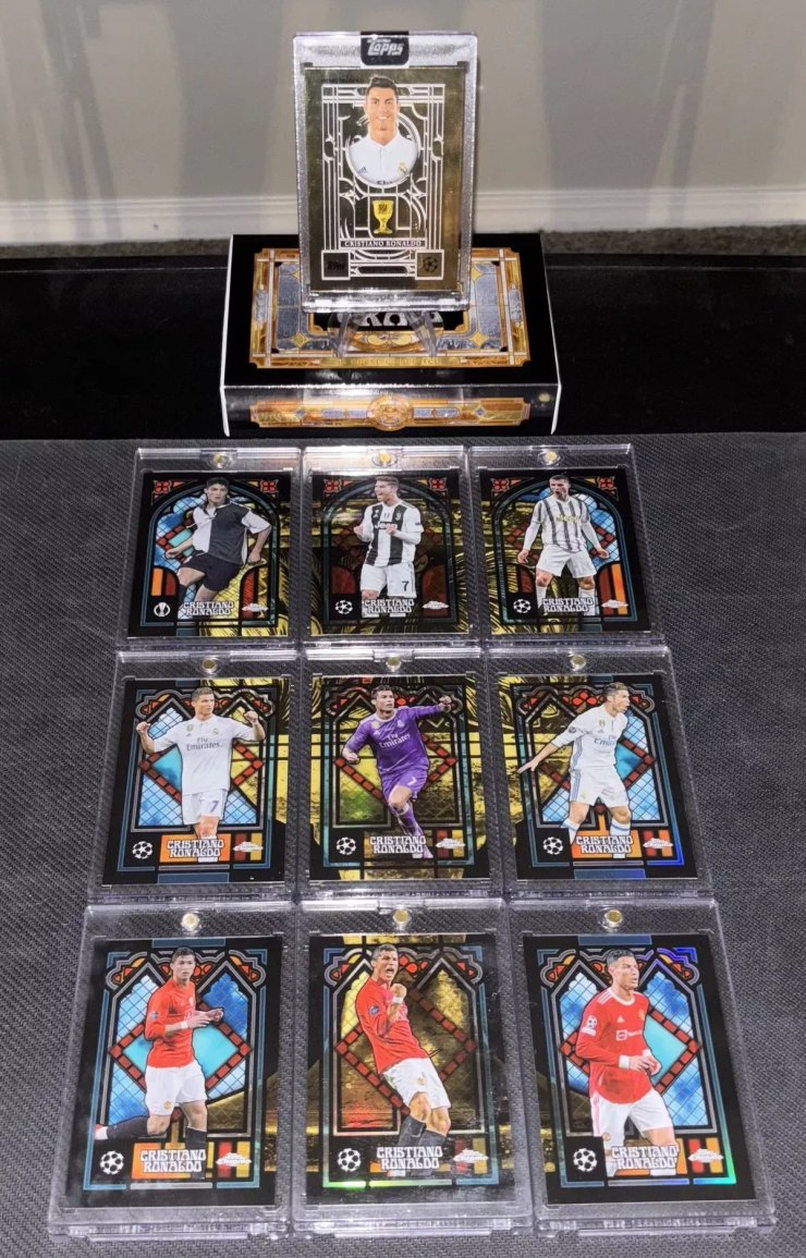 Un collectionneur américain a reçu une carte Ronaldo unique