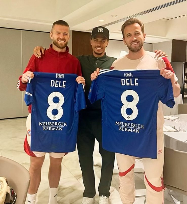Allie a rencontré Kane et Dayer avant le match