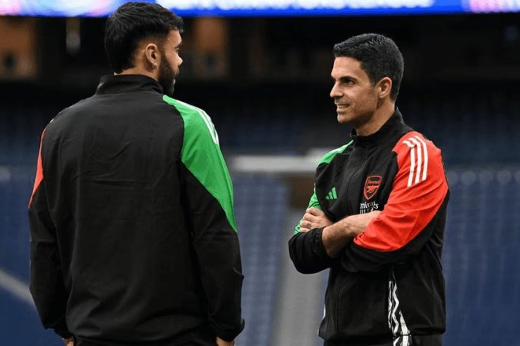 Artet avant le match avec le Real Madrid