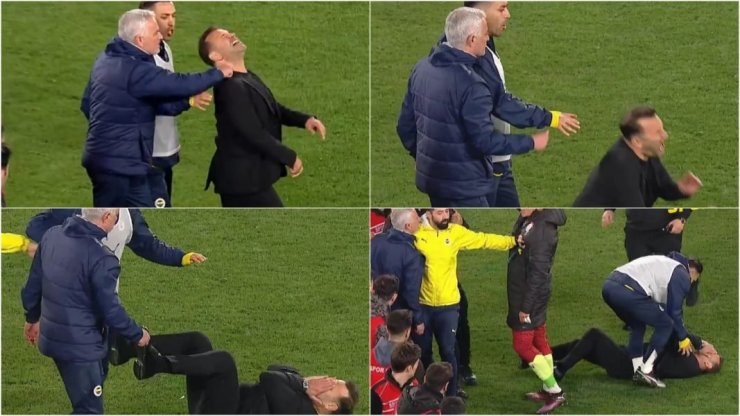 Assez par le nez, critique tout le monde, se réjouit de la neige et joue avec le chien. Que fait Mourinho en Turquie