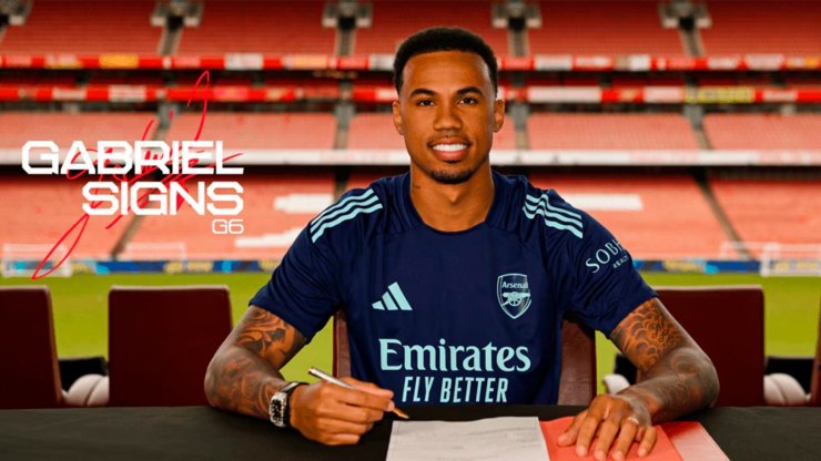 Gabriel a prolongé le contrat avec Arsenal