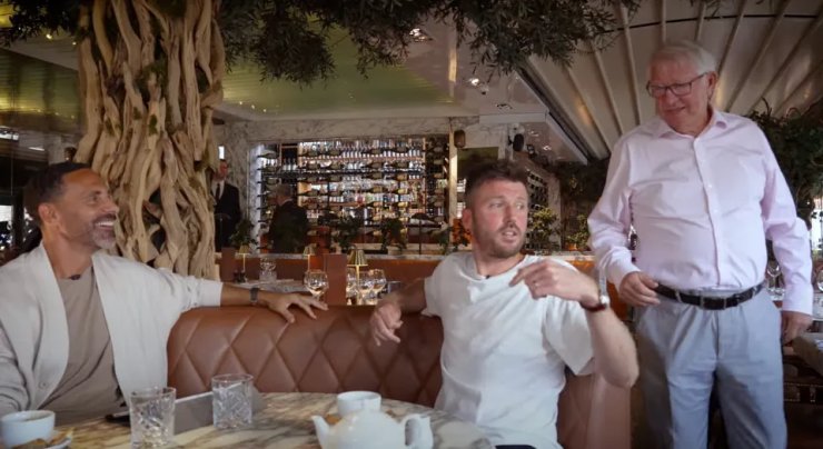 Alex Ferguson a interrompu le podcast Ferdinand et Carrick