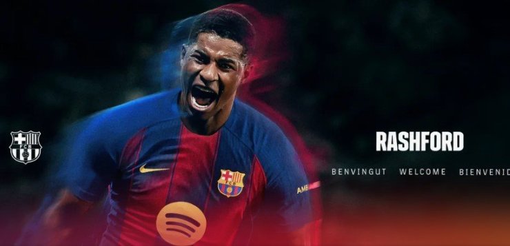 Barcelone a annoncé la location de Rashford avec le droit de rançon