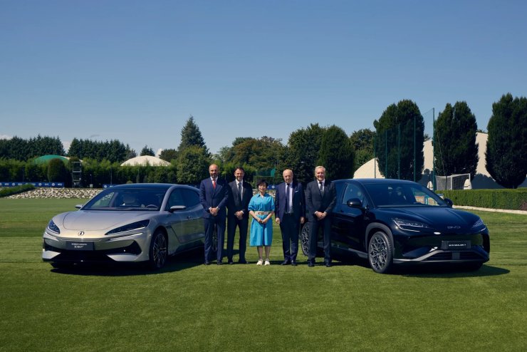 Inter a signé un contrat avec la marque de voiture BYD